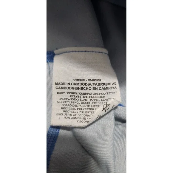 Nike Women's Small Dri-Fit Blue Lightning Crop Leggings, Pre-owned - Picture 4 of 11